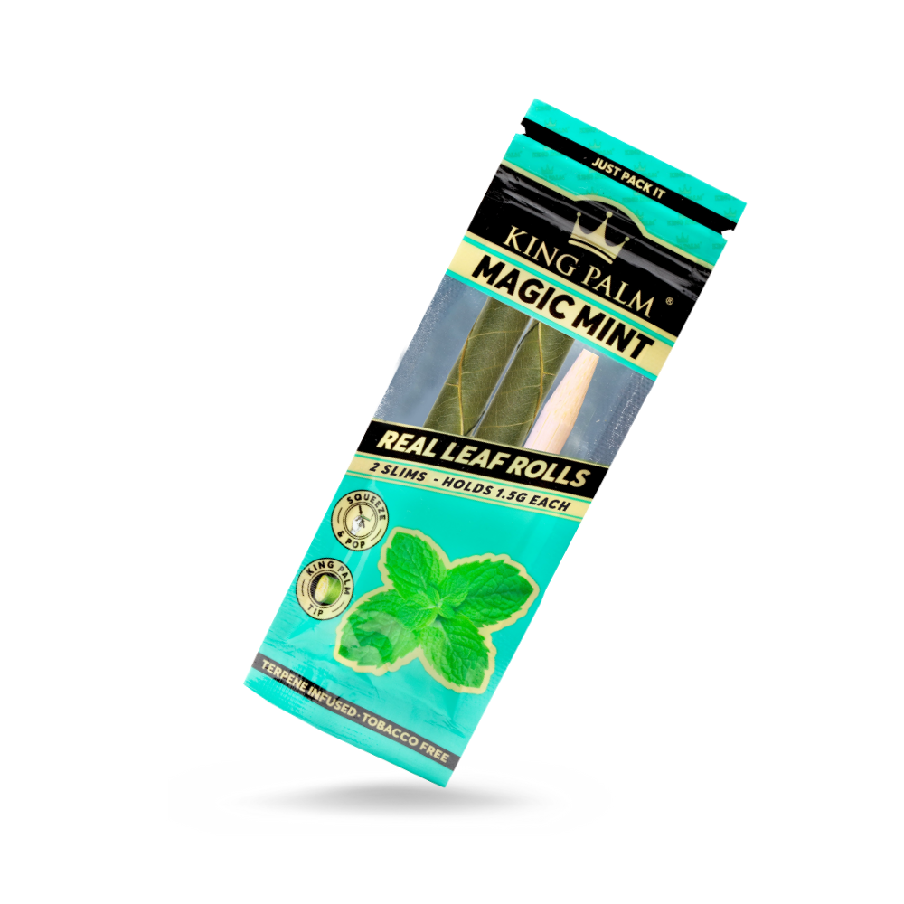 King Palm Slim sabor Mint x 2