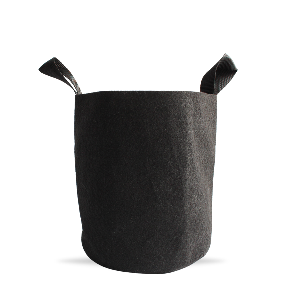 TECH Maceta Geotextil Liviana Negra - 7 litros