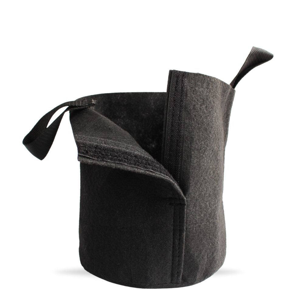 TECH Maceta Geotextil Liviana Negra - 7 litros