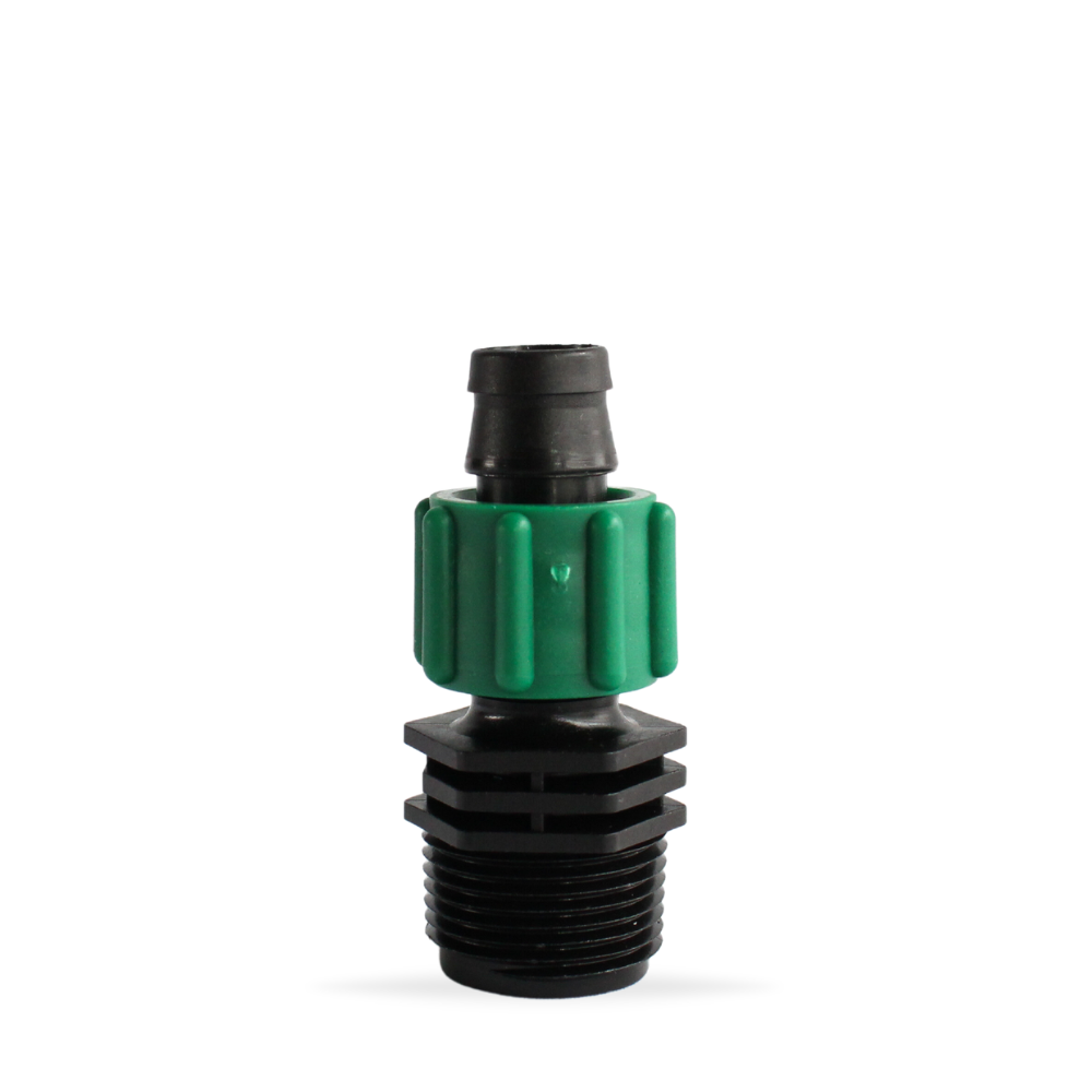 BluSoak Conector Cinta de Goteo a MPT 3/4''