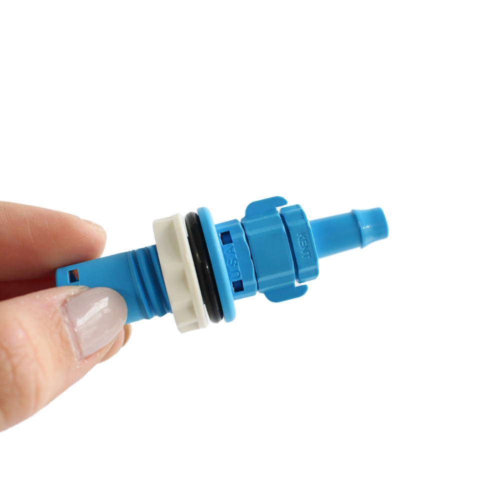 BluSoak Conector Rapido con Stop para Tanque a 8 mm
