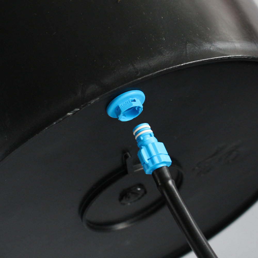 BluSoak Conector Rapido con Stop para Tanque a 8 mm