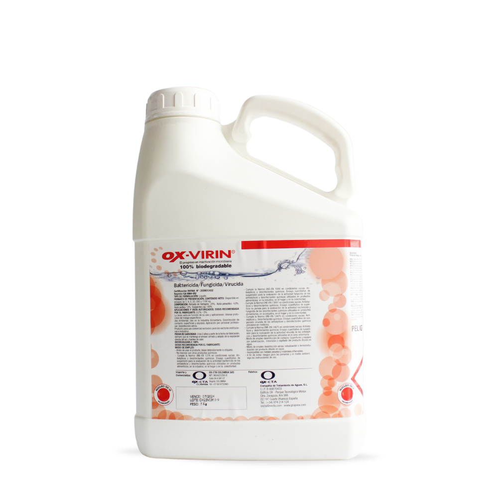 OX-VIRIN Biofungicida Desinfectante Concentrado - 5 kg