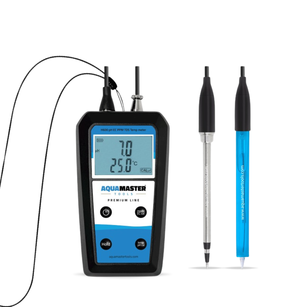 Aqua Master H600 Pro Medidor pH / Conductividad / Temp para Suelo