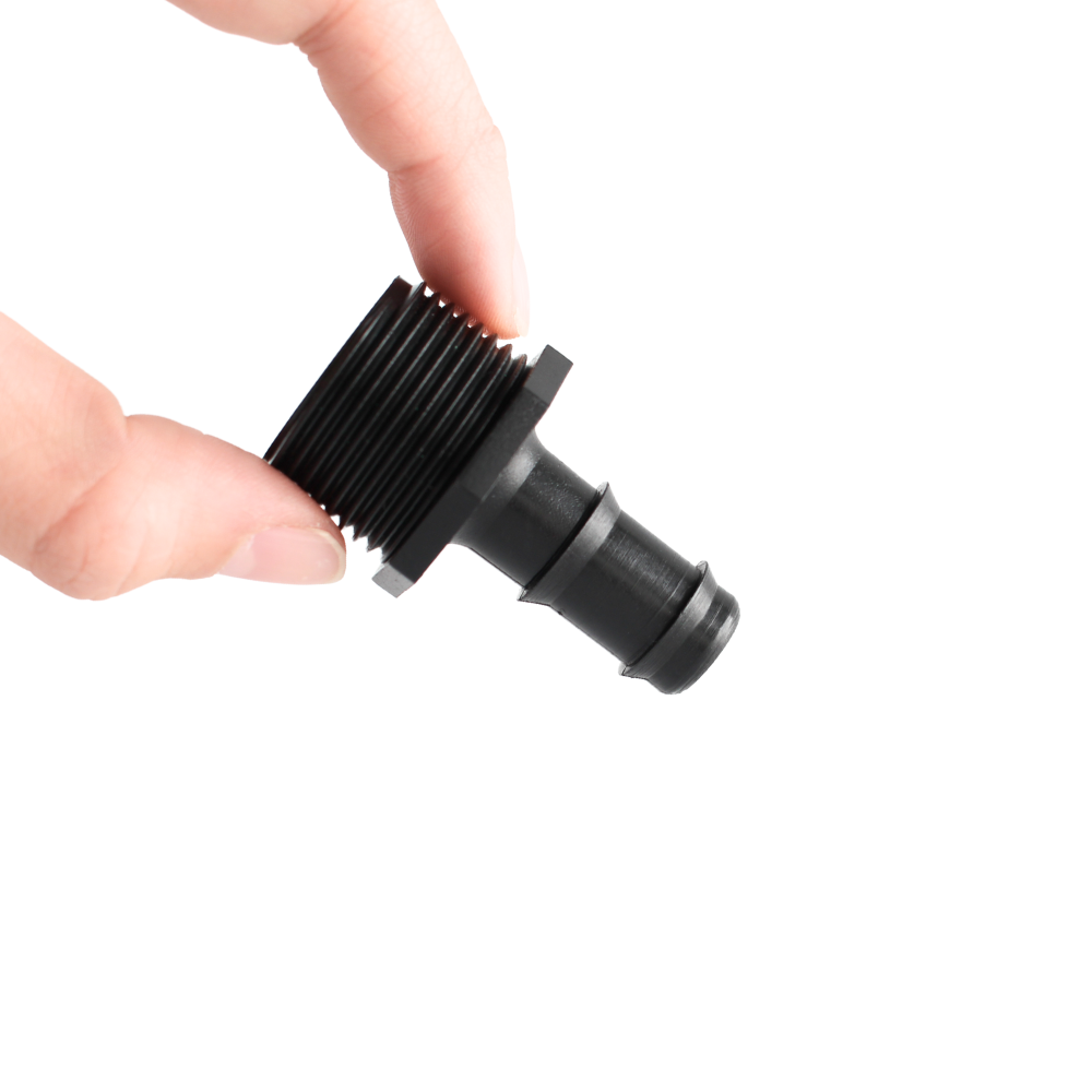 Conector macho NPT 3/4 a manguera - 16 mm